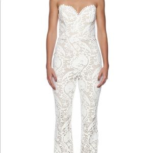 Stone Cold Fox Lace Jumpsuit- Size XS